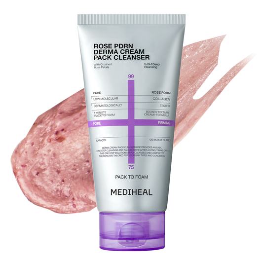 Derma Creampack Cleanser Rose PDRN Pore Firming