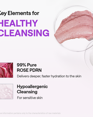 Derma Creampack Cleanser Rose PDRN Pore Firming