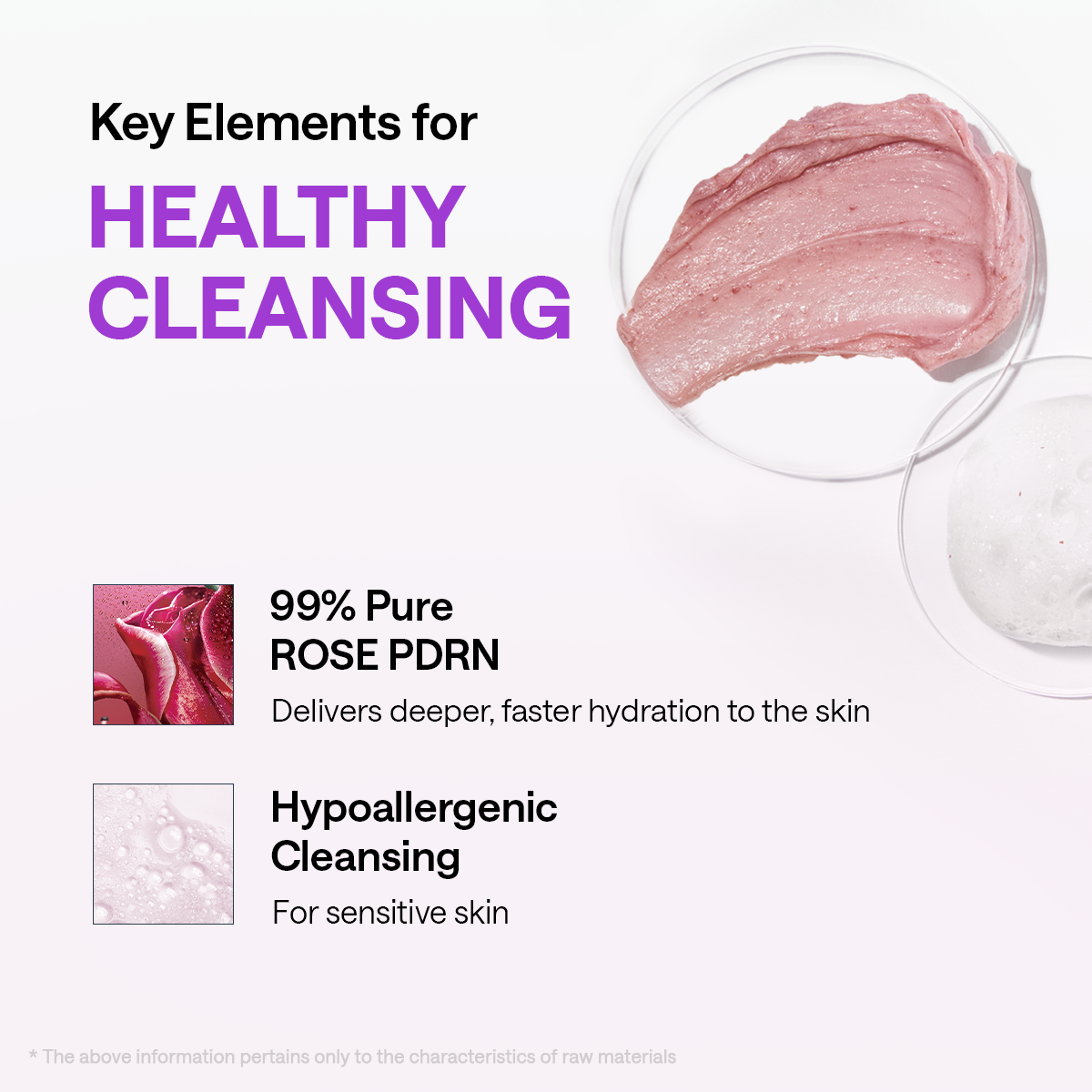 Derma Creampack Cleanser Rose PDRN Pore Firming