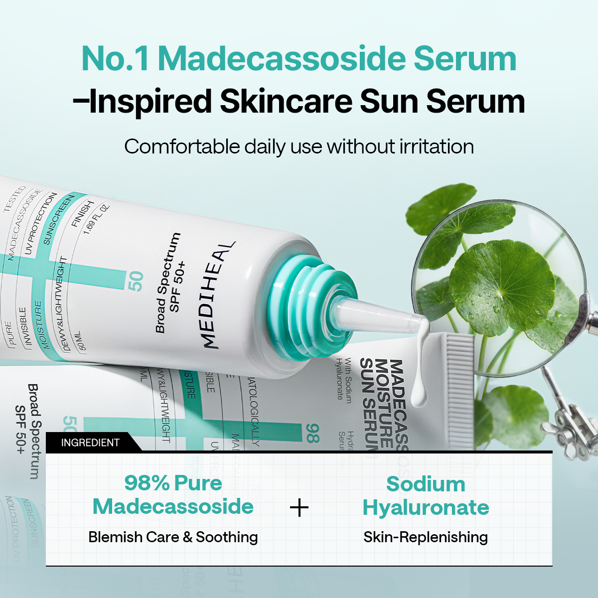 Madecassoside Moisture Sun Serum [SUNSCREEN]