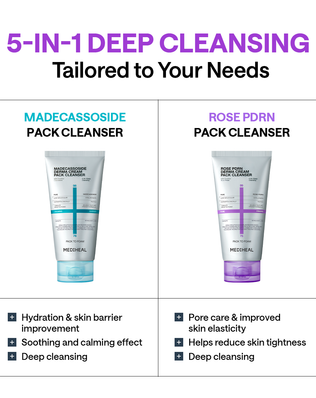 Derma Creampack Cleanser Rose PDRN Pore Firming
