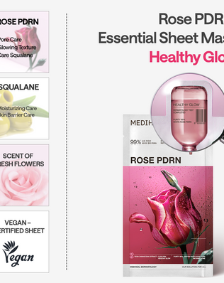 Rose PDRN Essential Mask Healthy Glow