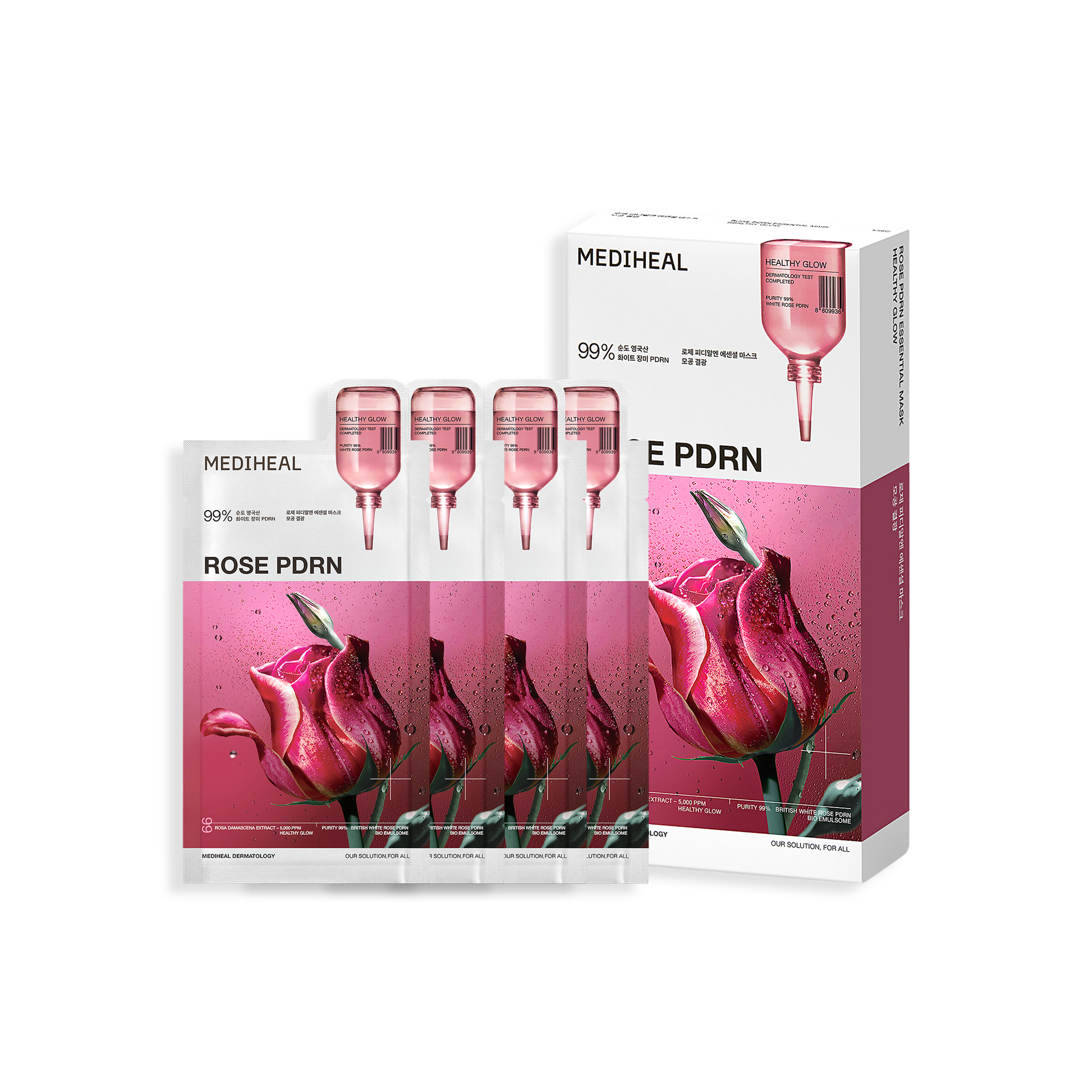 Rose PDRN Essential Mask Healthy Glow